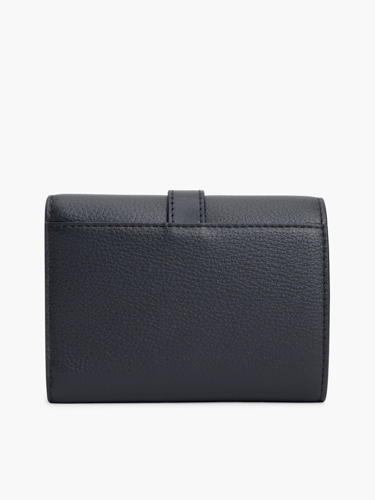Buckle Monogram Trifold Wallet — Space Blue