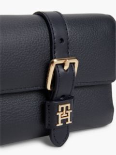 Buckle Monogram Trifold Wallet — Space Blue 4