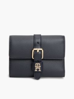 Buckle Monogram Trifold Wallet — Space Blue 1
