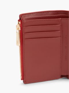 Buckle Monogram Trifold Wallet — Autumn Red 4