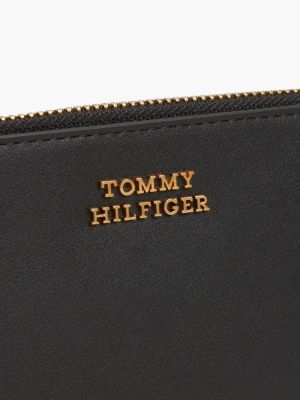 Женский кошелёк Tommy Hilfiger Smooth Leather Card Holder, цвет: Чёрный — фото 4