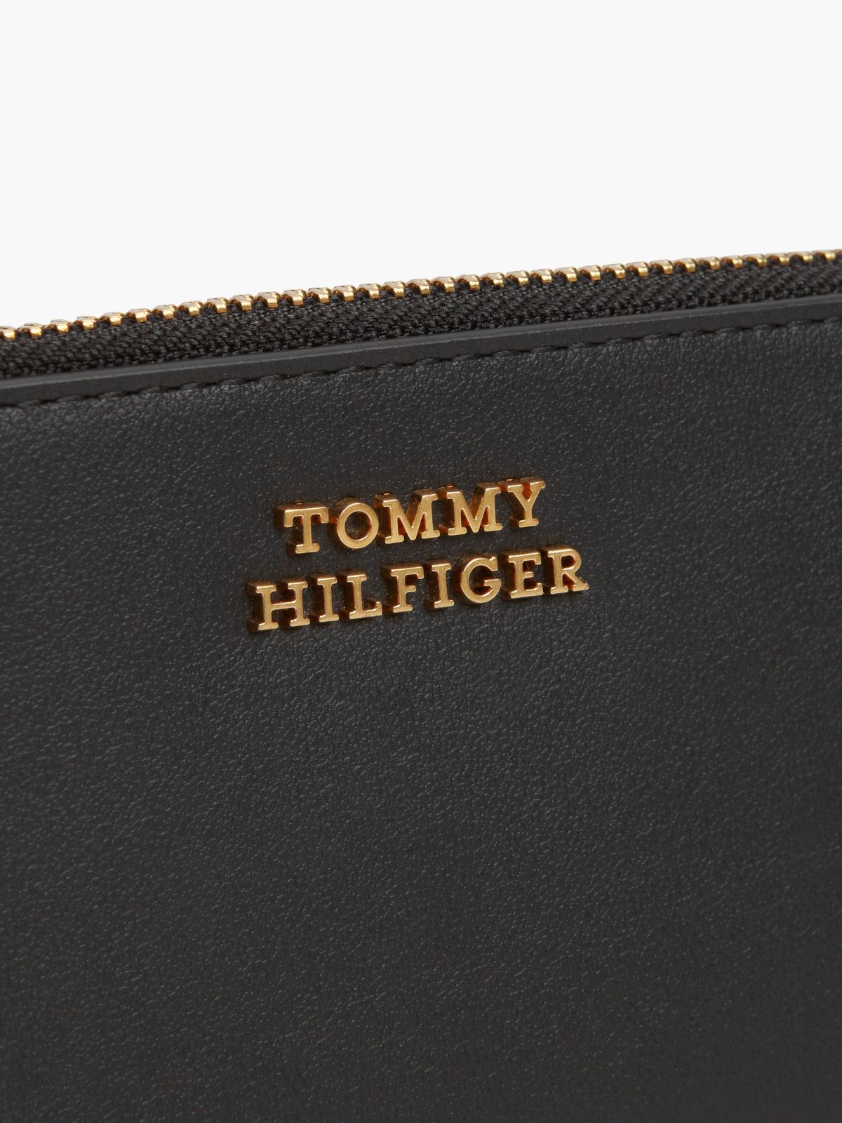 Smooth Leather Card Holder — Black