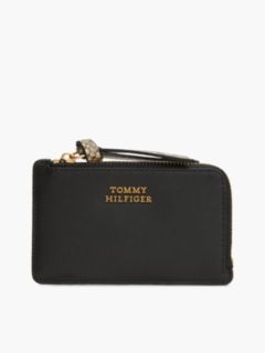 Smooth Leather Card Holder — Black 1