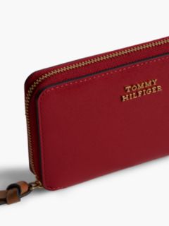 Smooth Leather Medium Zip Wallet — Autumn Red 4