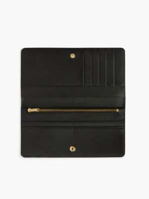 Женские кошельки Tommy Hilfiger Pebbled Leather Long Bifold Wallet — фото 3