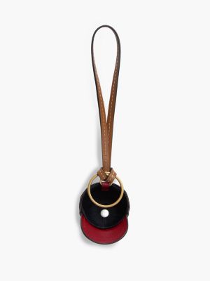 Женские брелоки Tommy Hilfiger Leather Mini Baseball Cap Bag Charm — фото 2
