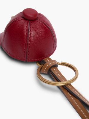 Женские брелоки Tommy Hilfiger Leather Mini Baseball Cap Bag Charm — фото 3