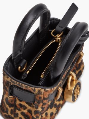 Женская сумка Tommy Hilfiger Leopard Print Calf Hair Ultra-Mini, цвет: С принтом — фото 4