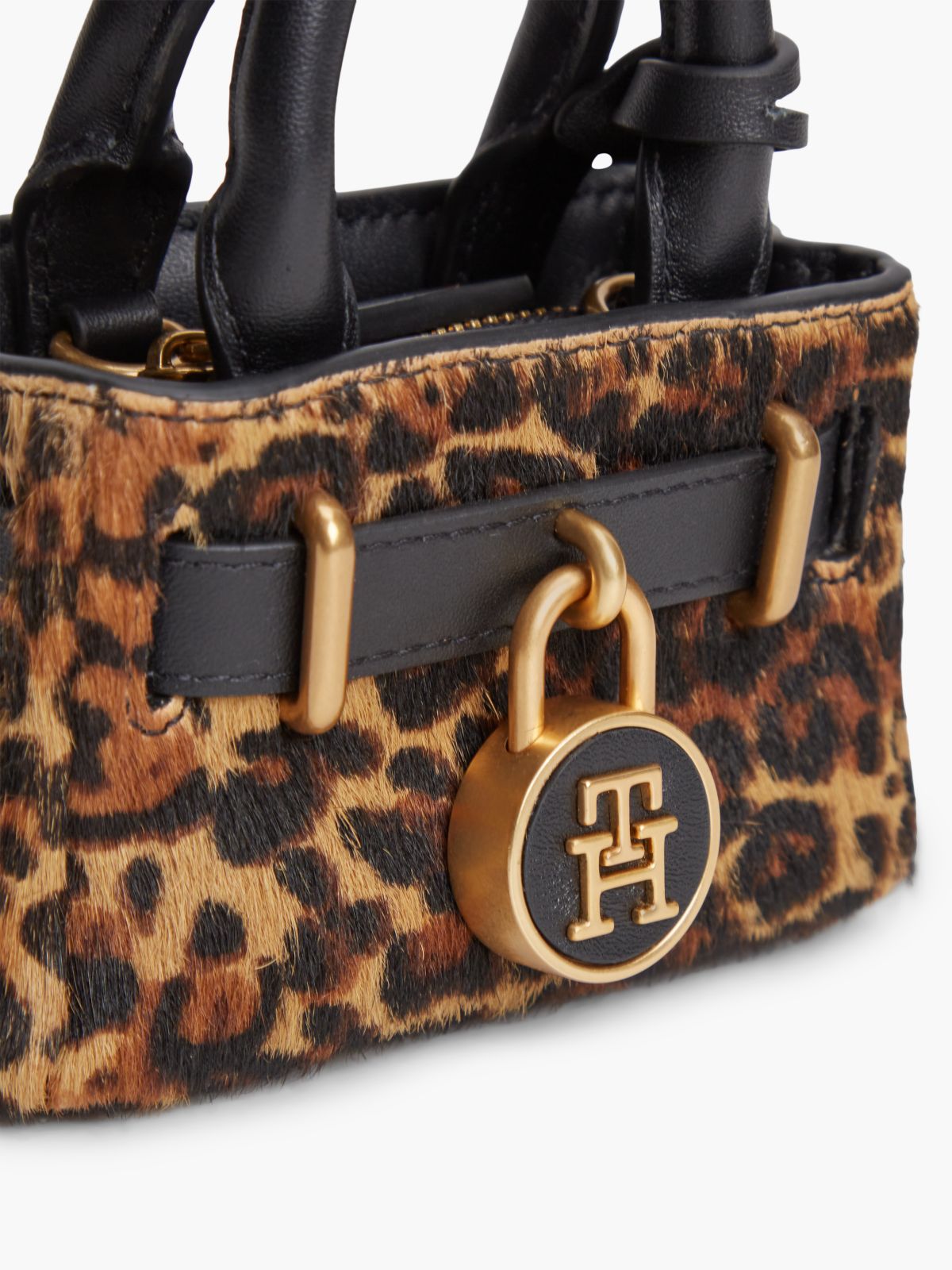 Leopard Print Calf Hair Ultra-Mini Bag — Cheetah Print