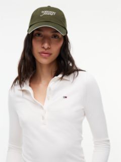 Tommy Jeans Embroidered Baseball Cap — Dark Greenery 4