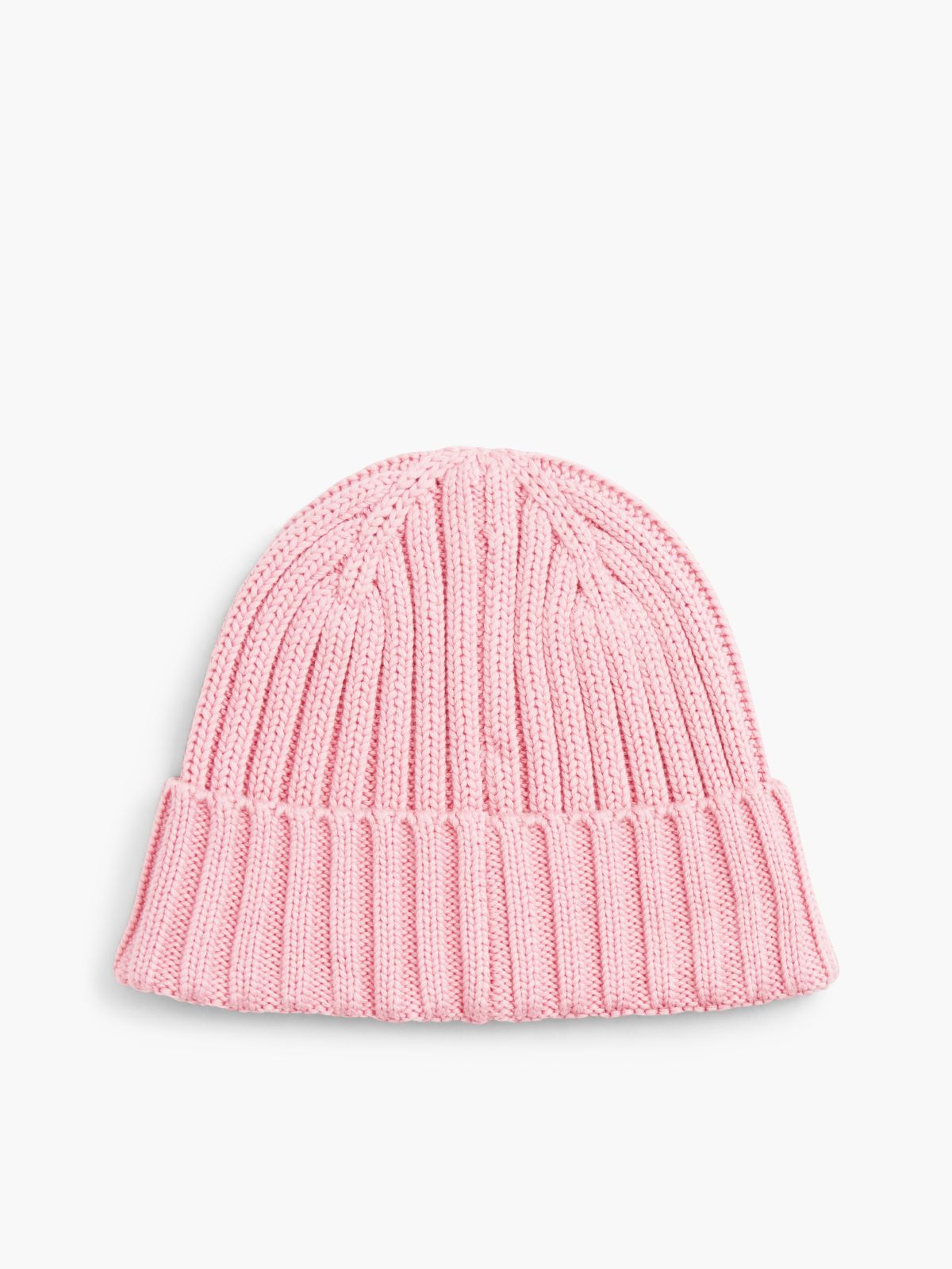 Tommy Jeans Badge Rib-Knit Beanie — Pale Primrose
