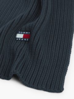 Tommy Jeans Badge Rib-Knit Scarf — Dark Blue 2