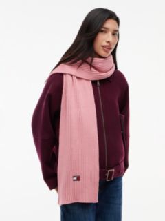 Tommy Jeans Badge Rib-Knit Scarf — Pale Primrose 4