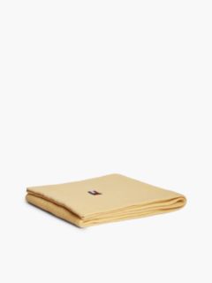 Tommy Jeans Badge Rib-Knit Scarf — Day Lily 3