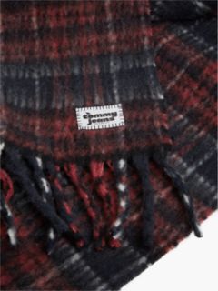 Tommy Jeans Plaid Wool-Blend Scarf — Red Check 2