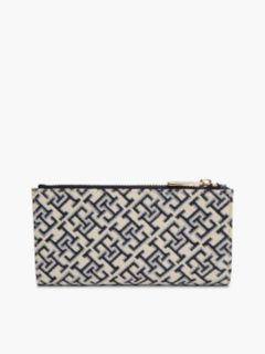 Jacquard Monogram Long Bifold Wallet — Space Blue 2