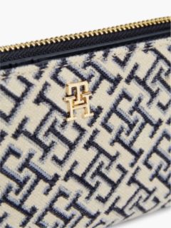 Jacquard Monogram Long Bifold Wallet — Space Blue 4