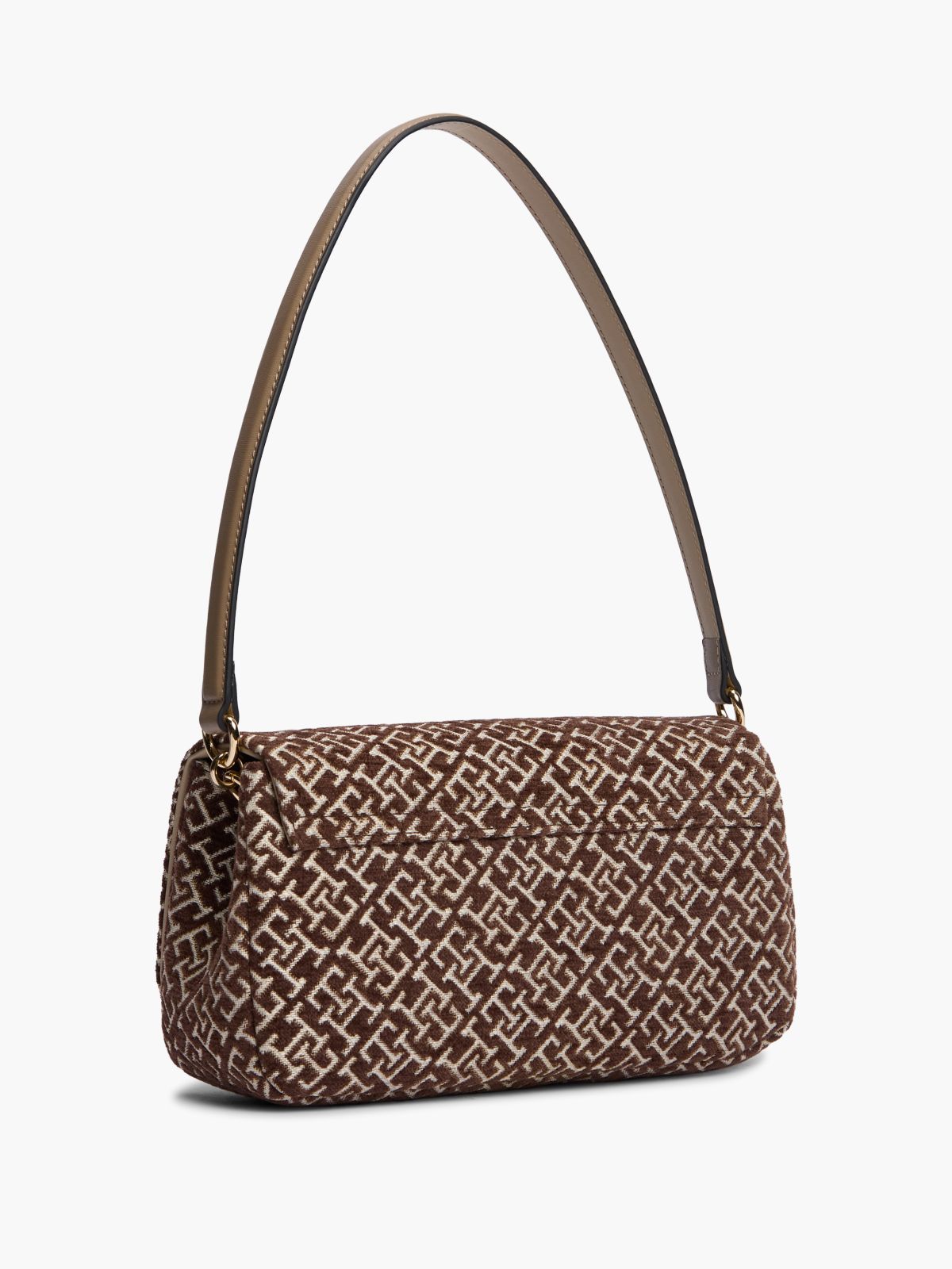 Jacquard Monogram Crossbody Bag — Tundra Moss