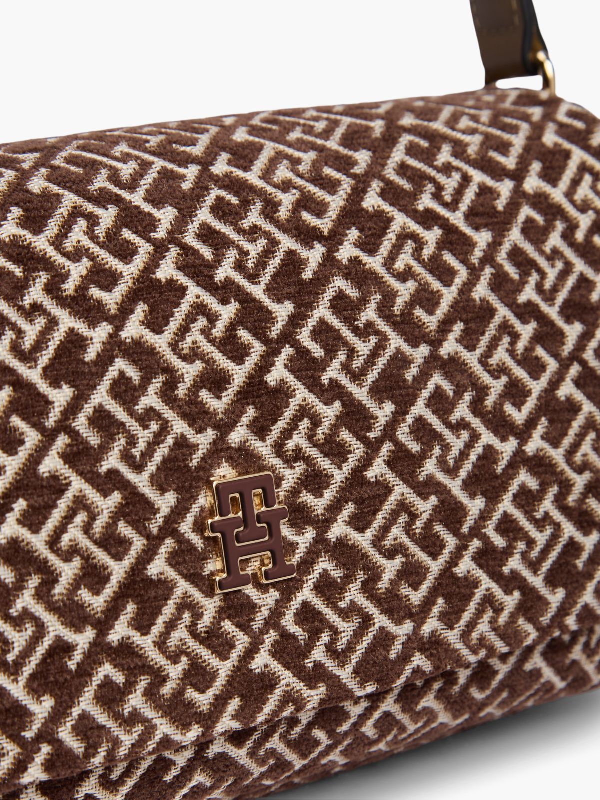 Jacquard Monogram Crossbody Bag — Tundra Moss