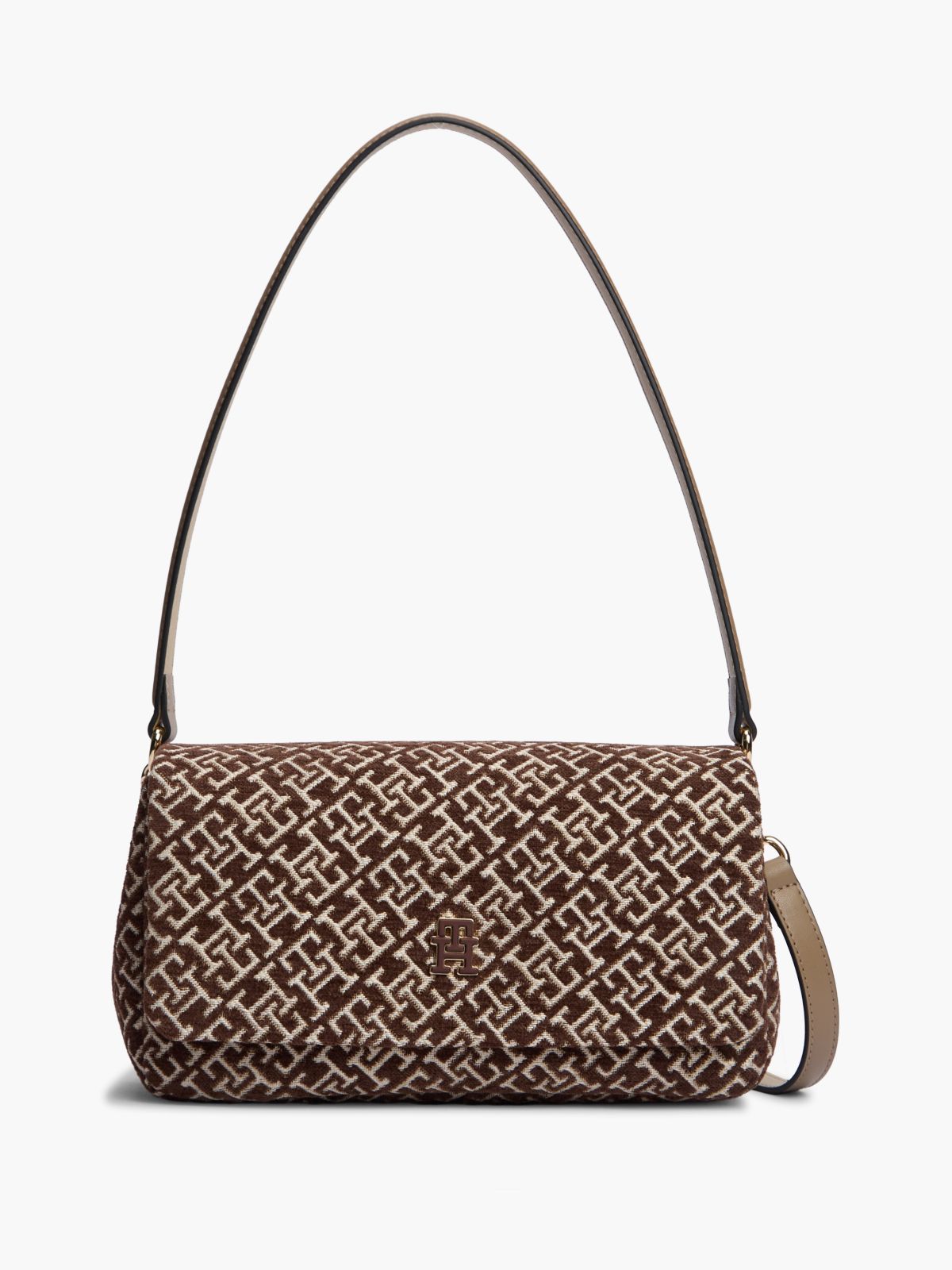 Jacquard Monogram Crossbody Bag — Tundra Moss