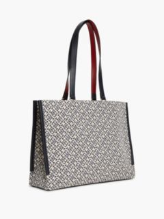 Jacquard Monogram Tote Bag — Space Blue 3