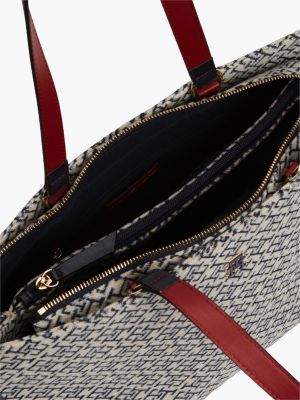 Женская сумка Tommy Hilfiger Jacquard Monogram, цвет: Космический синий — фото 5