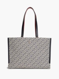 Jacquard Monogram Tote Bag — Space Blue 1