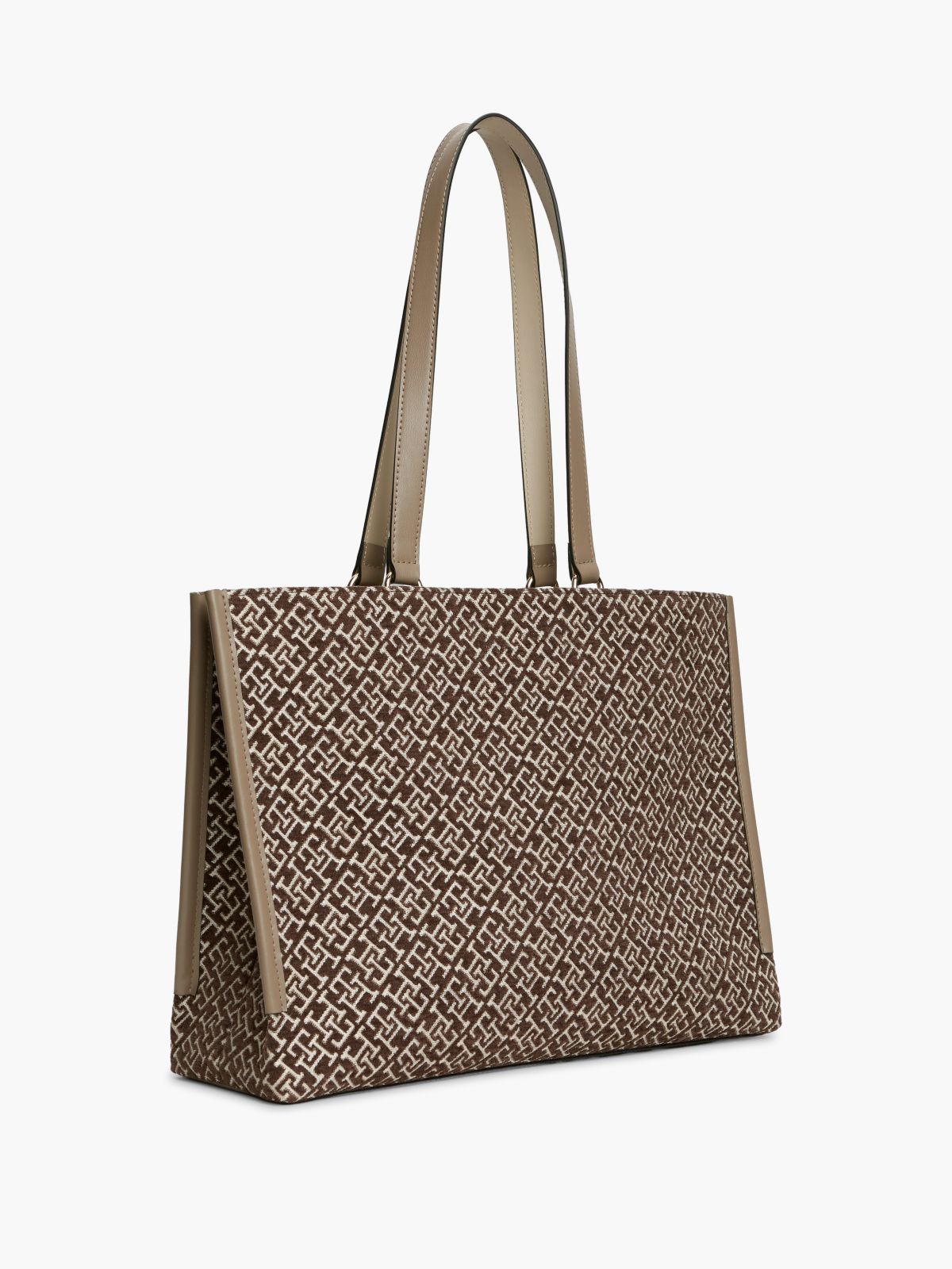 Jacquard Monogram Tote Bag — Tundra Moss