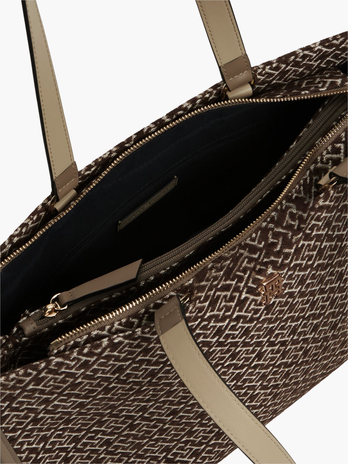 Jacquard Monogram Tote Bag — Tundra Moss