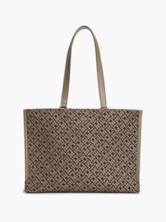 Jacquard Monogram Tote Bag — Tundra Moss 1
