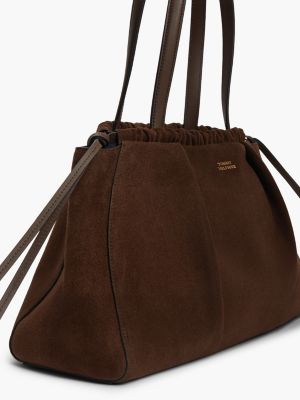 Женские сумки Tommy Hilfiger Gathered Suede Shoulder — фото 5