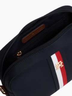 Monogram Signature Stripe Crossbody Bag — Space Blue 4