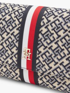 Signature Stripe Jacquard Crossbody Bag — Space Blue 5