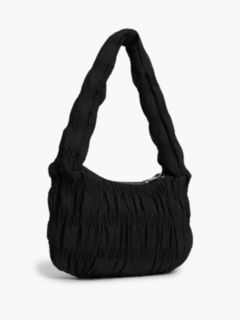 Tommy Jeans Ruched Shoulder Bag — Black 3