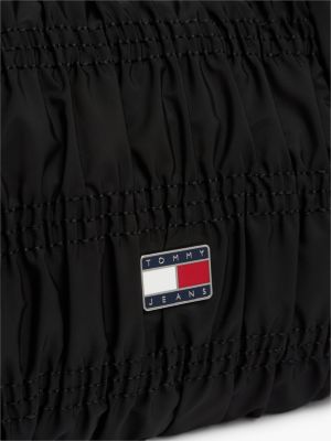 Женская сумка Tommy Jeans Ruched Shoulder, цвет: Чёрный — фото 5