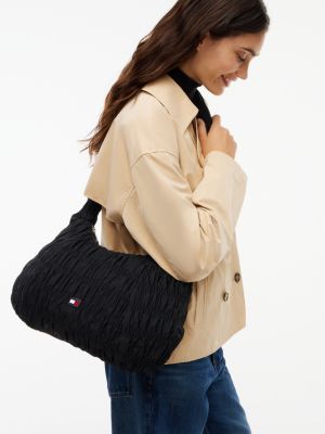 Женская сумка Tommy Jeans Ruched Crossbody, цвет: Чёрный — фото 2