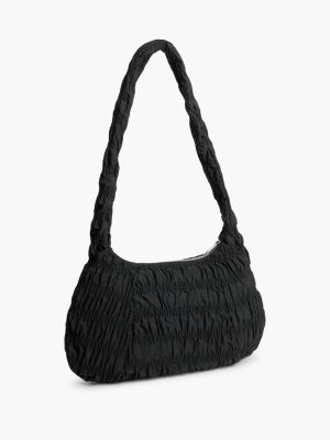 Женская сумка Tommy Jeans Ruched Crossbody, цвет: Чёрный — фото 3