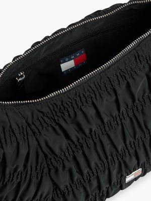 Женская сумка Tommy Jeans Ruched Crossbody, цвет: Чёрный — фото 4
