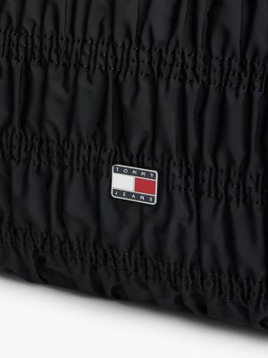Женская сумка Tommy Jeans Ruched Crossbody, цвет: Чёрный — фото 5