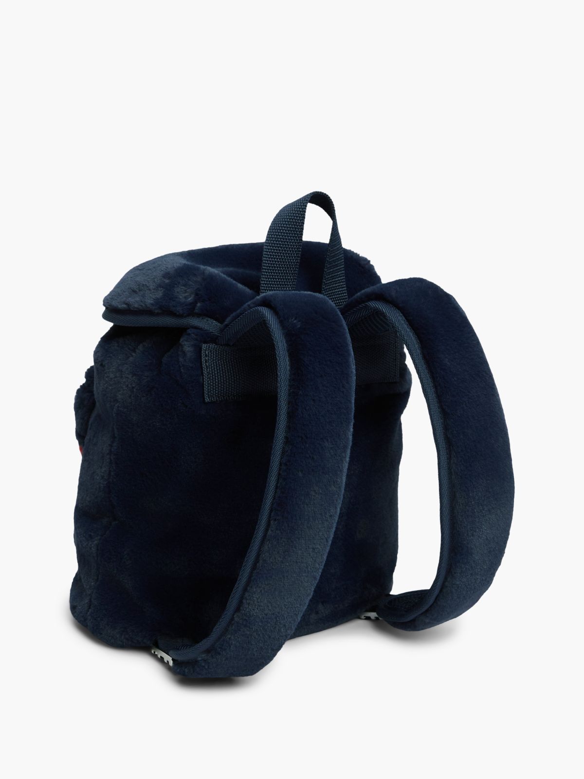 Tommy Jeans Faux Fur Backpack — Navy Blue