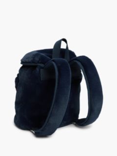 Tommy Jeans Faux Fur Backpack — Navy Blue 3