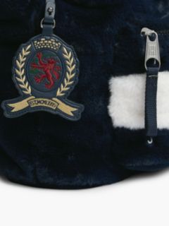 Tommy Jeans Faux Fur Backpack — Navy Blue 5