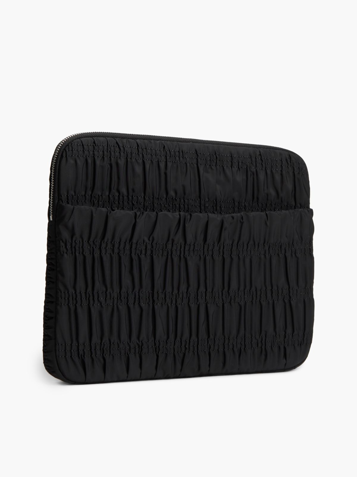 Tommy Jeans Ruched Laptop Sleeve — Black
