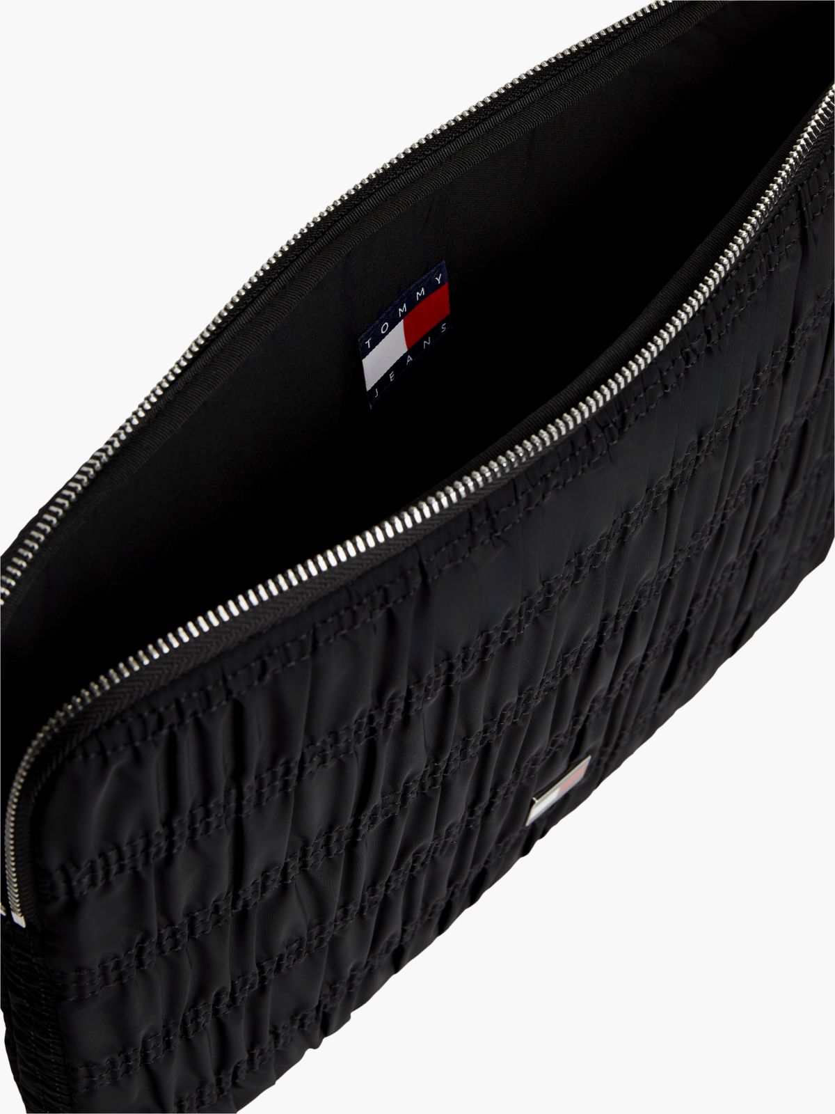 Tommy Jeans Ruched Laptop Sleeve — Black