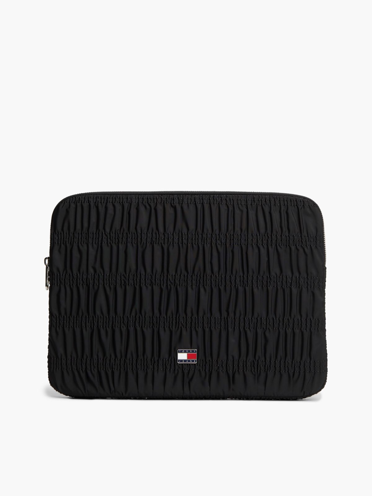 Tommy Jeans Ruched Laptop Sleeve — Black