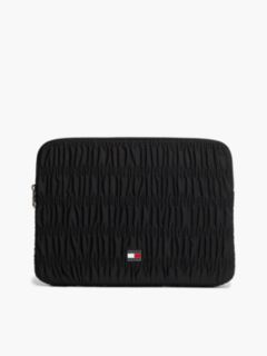 Tommy Jeans Ruched Laptop Sleeve — Black 1