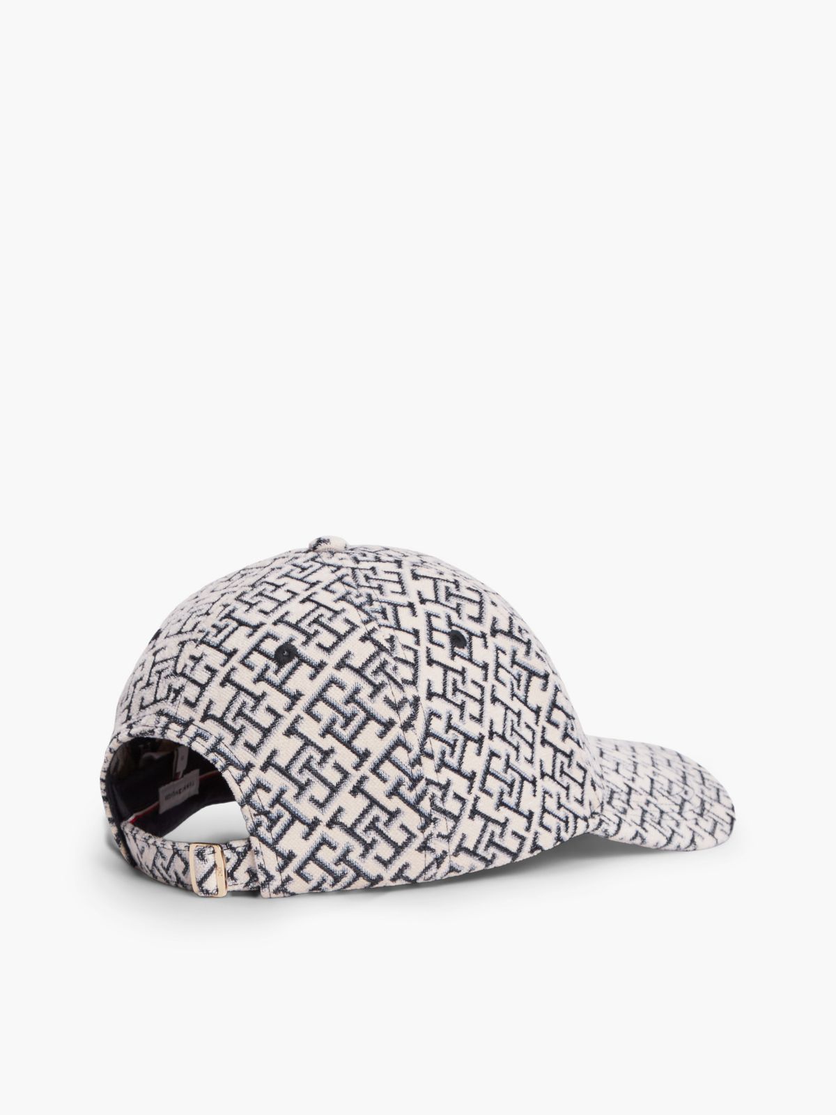 Jacquard Monogram Baseball Cap — Space Blue