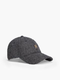 Monogram Logo Boucle Baseball Cap — Black 1