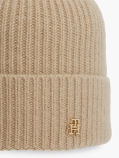 Monogram Hardware Cashmere Beanie — Horseradish 3
