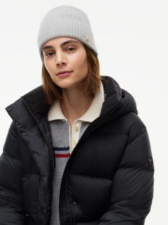 Monogram Hardware Cashmere Beanie — Light Grey Heather 4